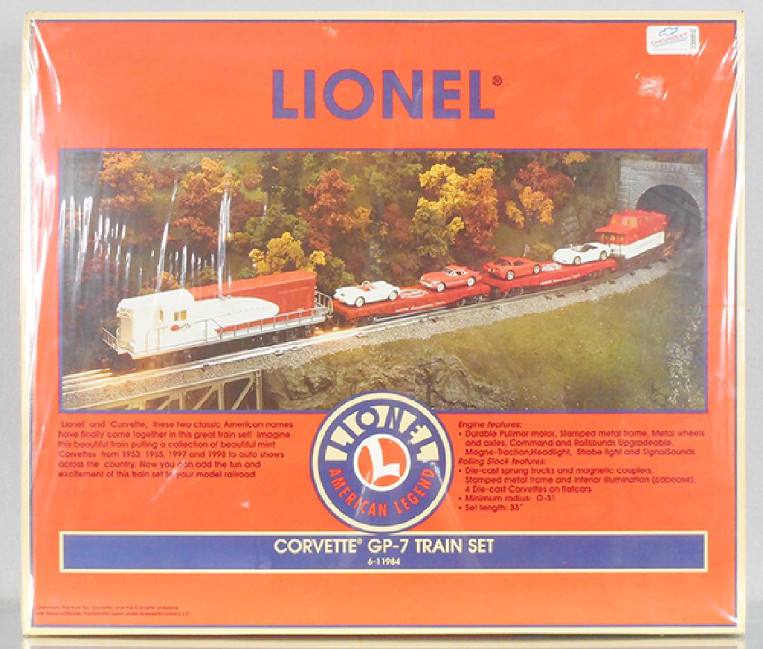 lionel corvette train set