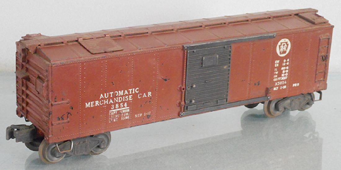 LIONEL 3854 MERCHANDISE CAR: O ga, missing brake wheel, C6.