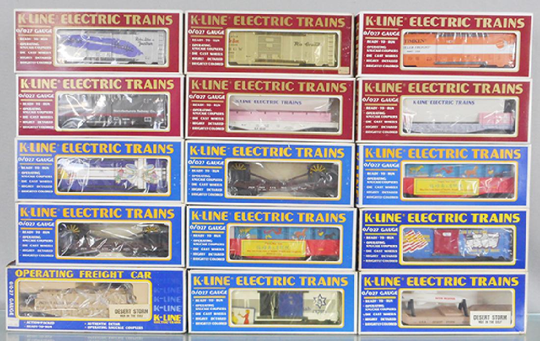 15 K-LINE FREIGHT CARS (1 of 1)