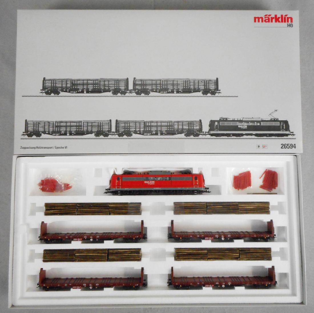 MARKLIN 26594 LUMBER TRAIN SET (1 of 1)