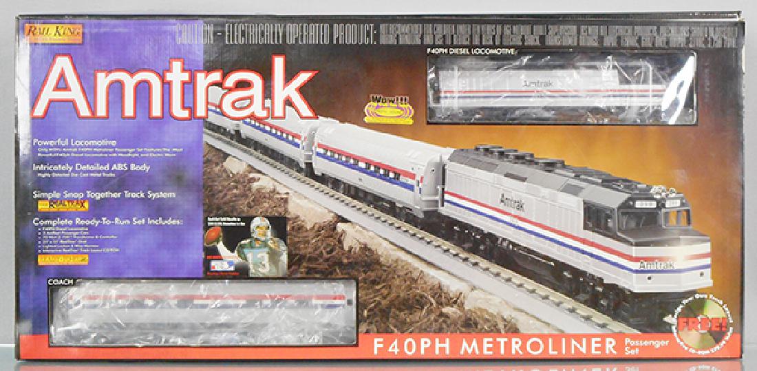 MTH 30-4021-1 AMTRAK R-T-R TRAIN SET (1 of 1)