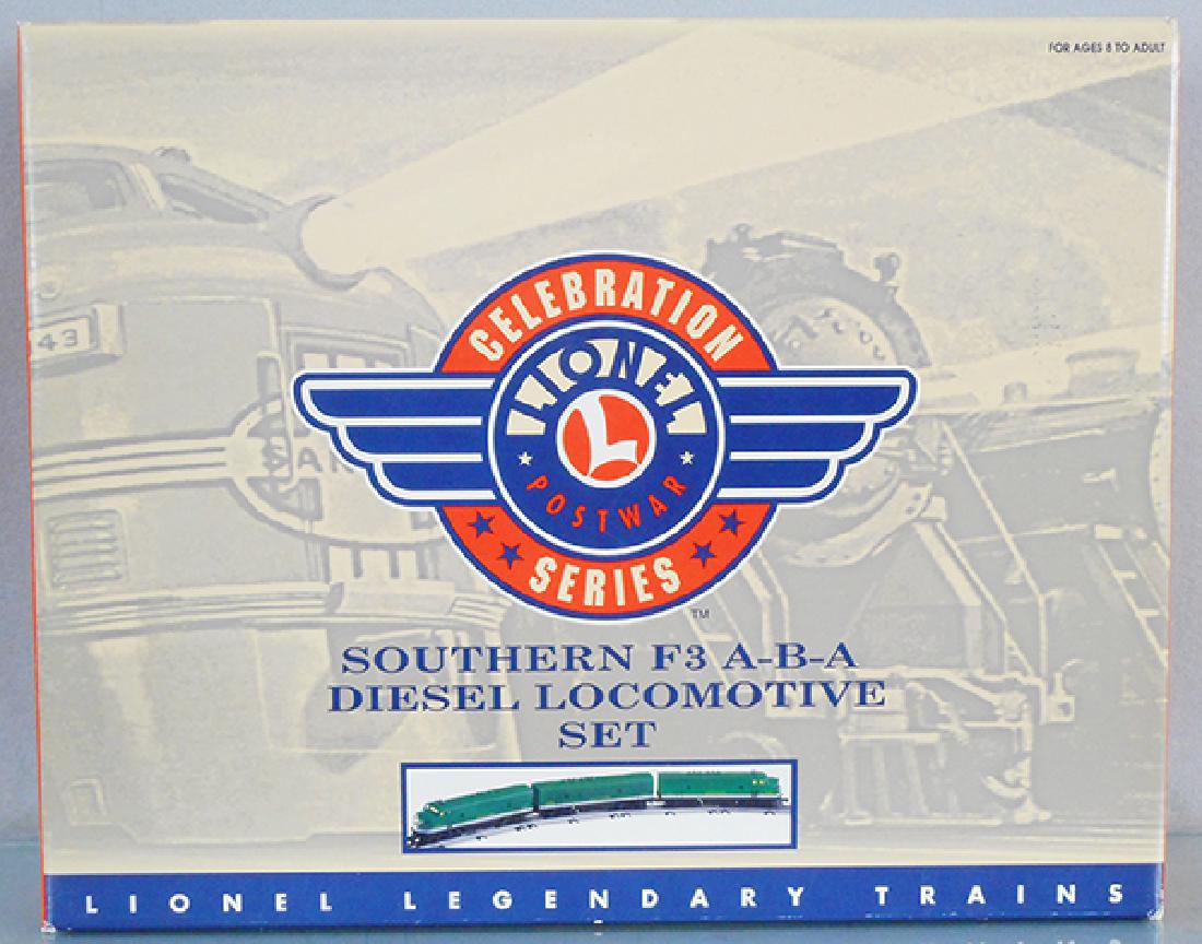LIONEL 38188 SOUTHERN ABA DIESEL SET: O ga, complete, orig set box & insert, C9.