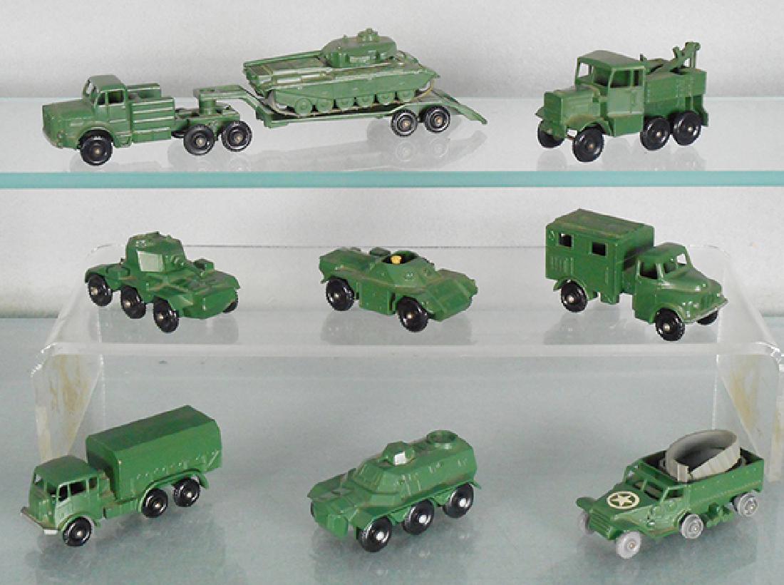 9 MATCHBOX MILITARY VEHICLES (1 of 1)