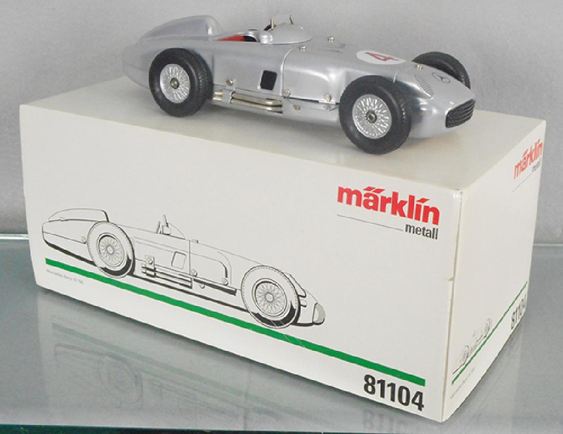 MARKLIN 81104 MERCEDES W196: litho tin, windup working, orig box & inserts, C9.