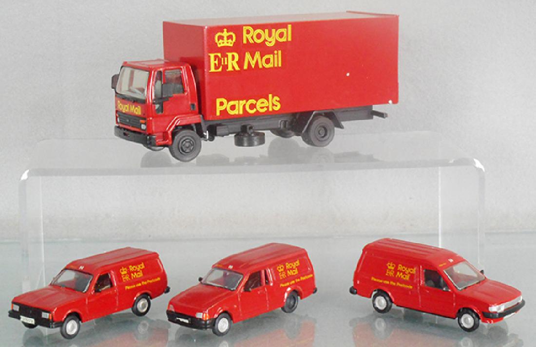 4 ROXLEY WHITE METAL VEHICLES (1 of 1)