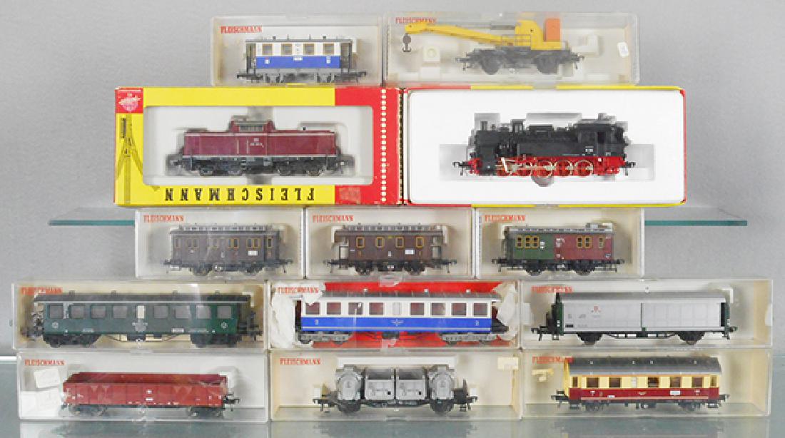 2 FLEISCHMANN GERMAN TRAIN SET (1 of 1)