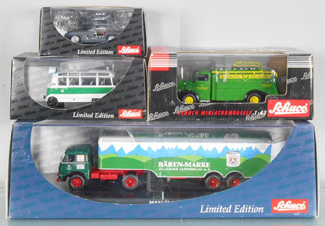4 SCHUCO DIE CAST VEHICLES (1 of 1)