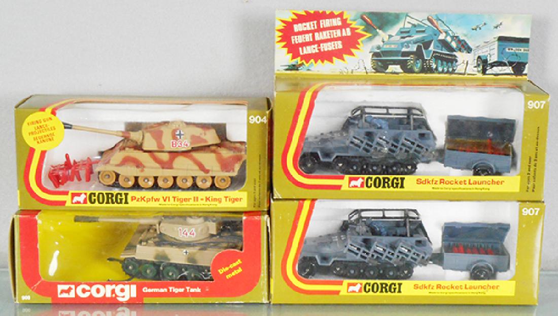 4 CORGI MILITARY VEHICLES (1 of 1)