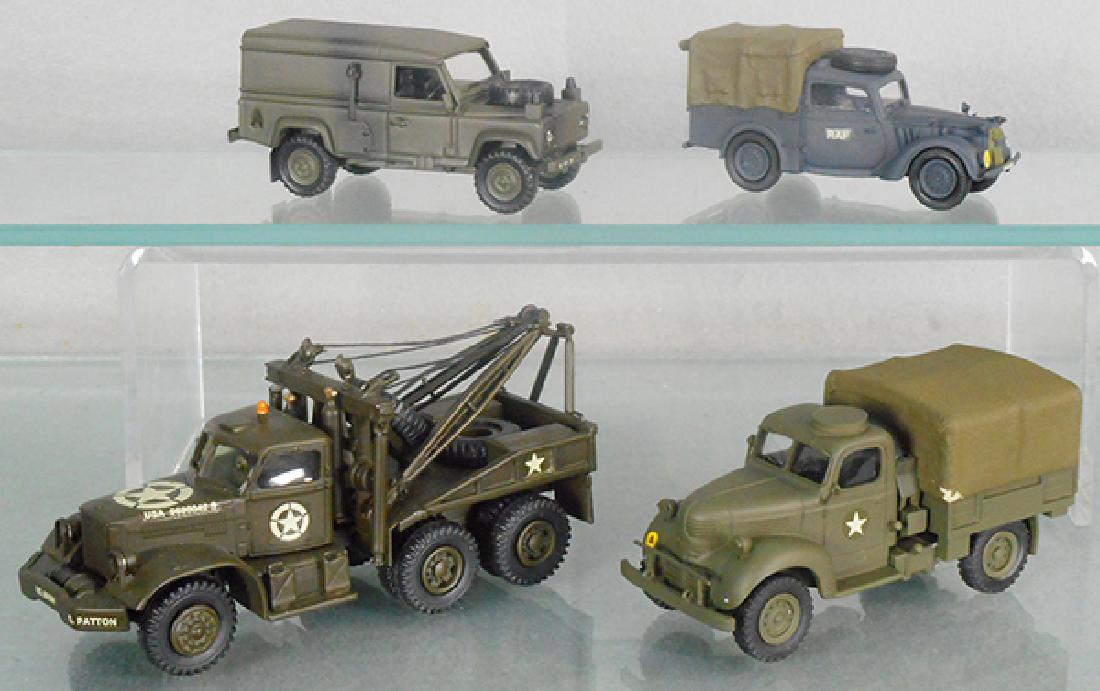 4 HART & AO SMITH WHITE METAL VEHICLES (1 of 1)