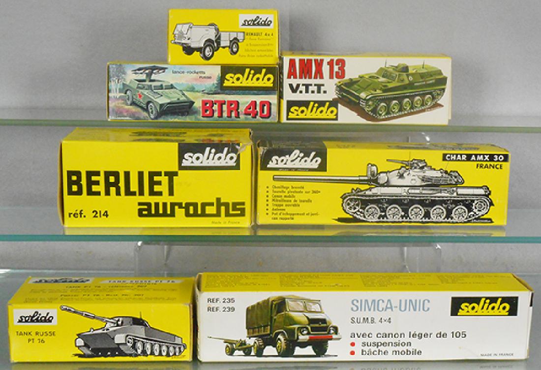 7 SOLIDO MILITARY VEHICLES (1 of 1)