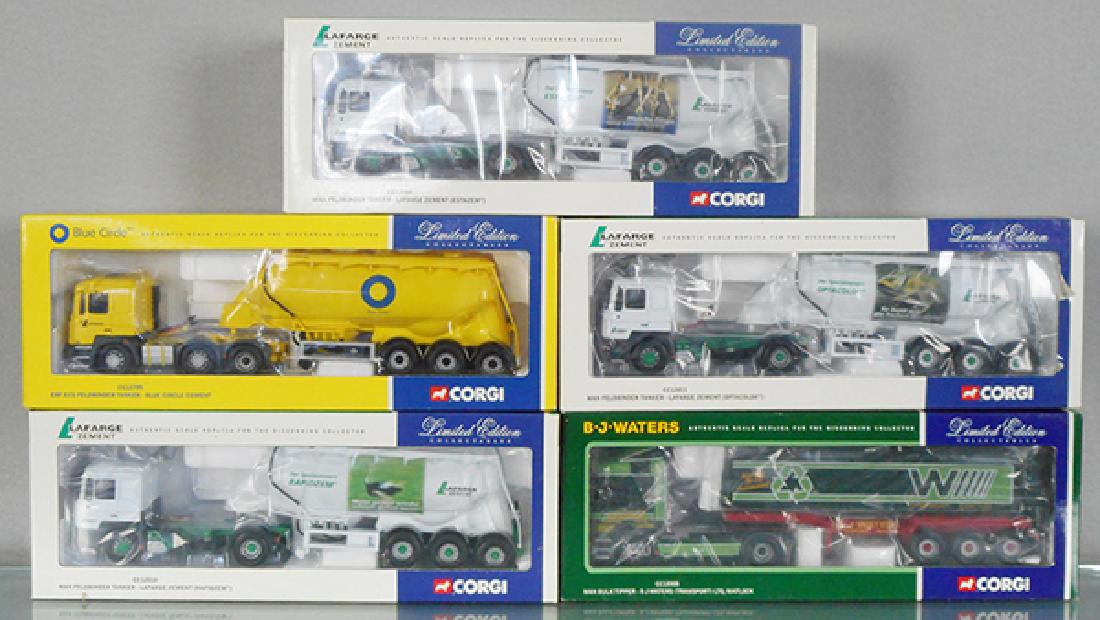 5 CORGI TANKER TRUCKS (1 of 1)