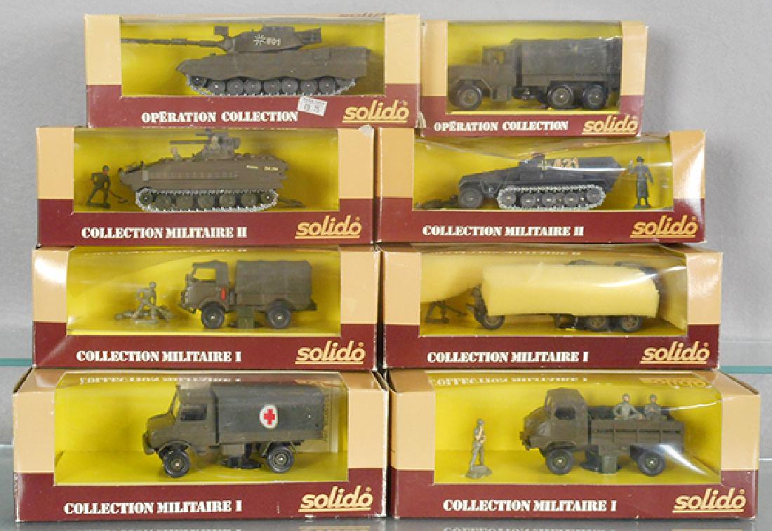 8 SOLIDO MILITARY VEHICLES (1 of 1)