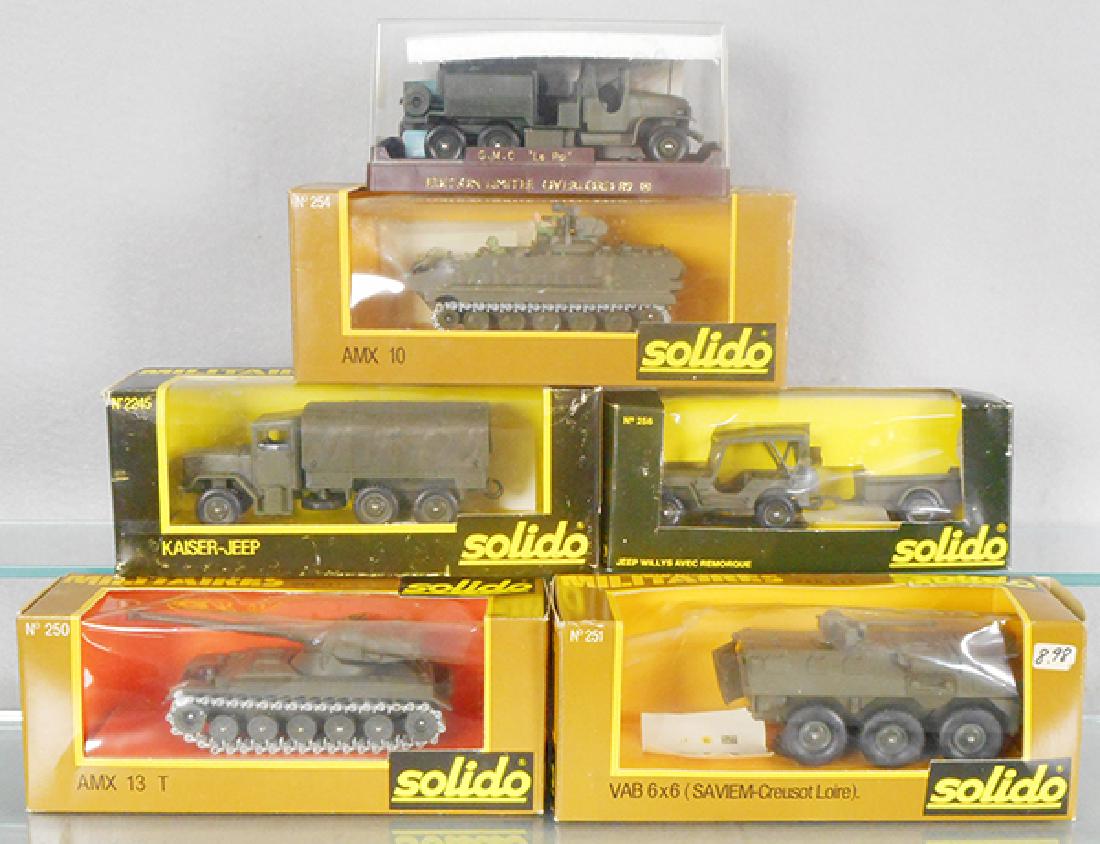 6 SOLIDO MILITARY VEHICLES (1 of 1)