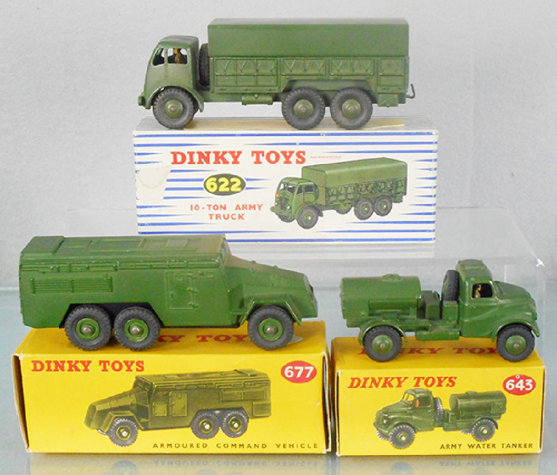 3 DINKY MILITARY VEHICLES (1 of 1)