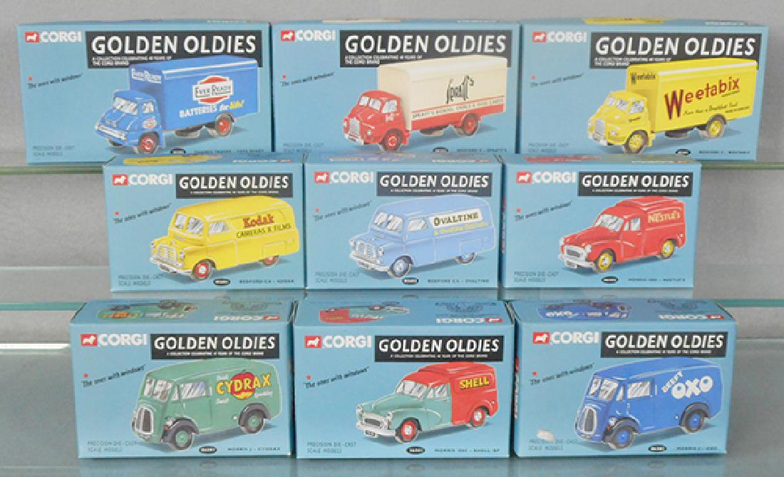 9 CORGI GOLDEN OLDIES VEHICLES (1 of 1)