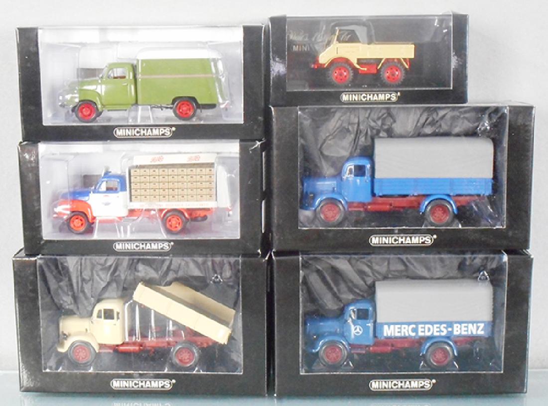 6 PAULS MINICHAMPS MODEL VEHICLES (1 of 1)