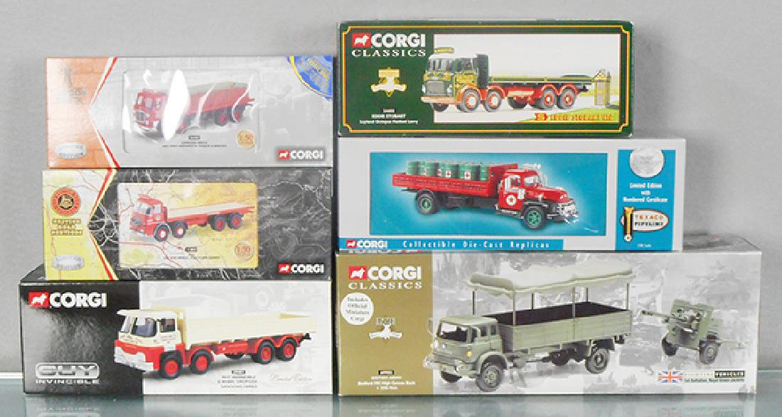 6 CORGI MODEL TRUCKS (1 of 1)