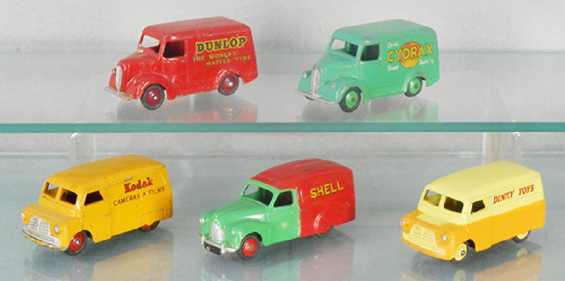 5 DINKY ADVERTISING VANS (1 of 1)