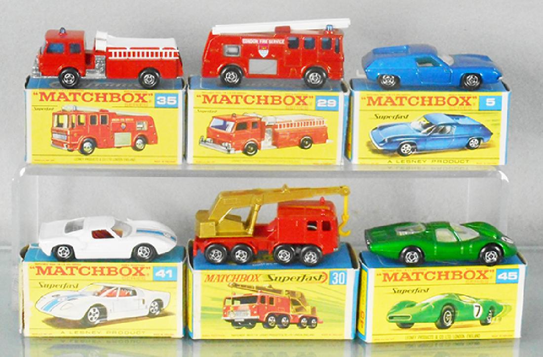 6 MATCHBOX SUPERFAST VEHICLES (1 of 1)