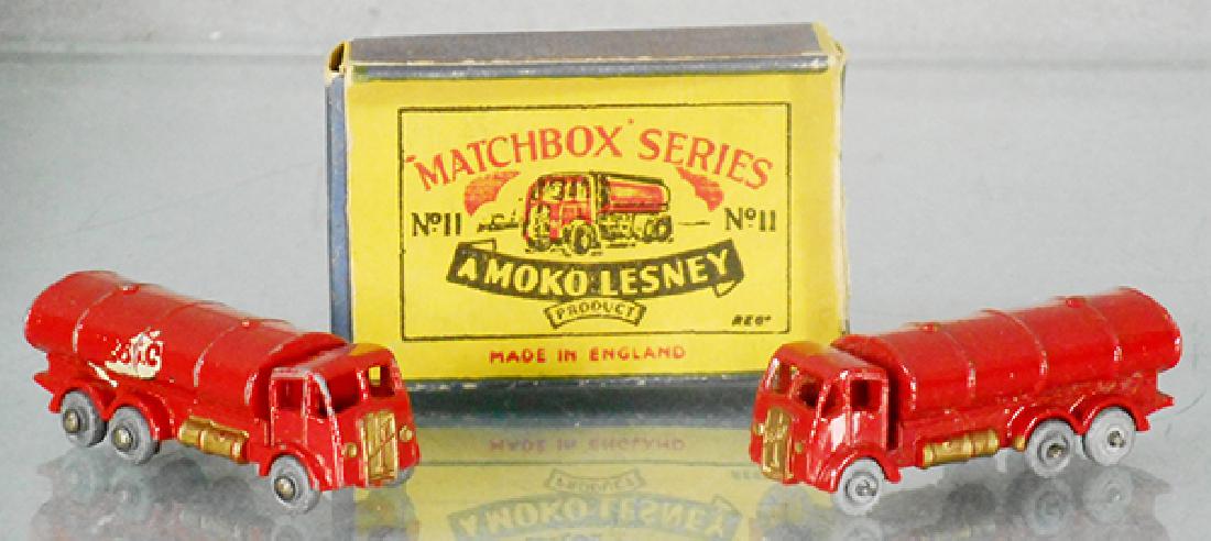 2 MATCHBOX MOKO TANKER TRUCKS (1 of 1)
