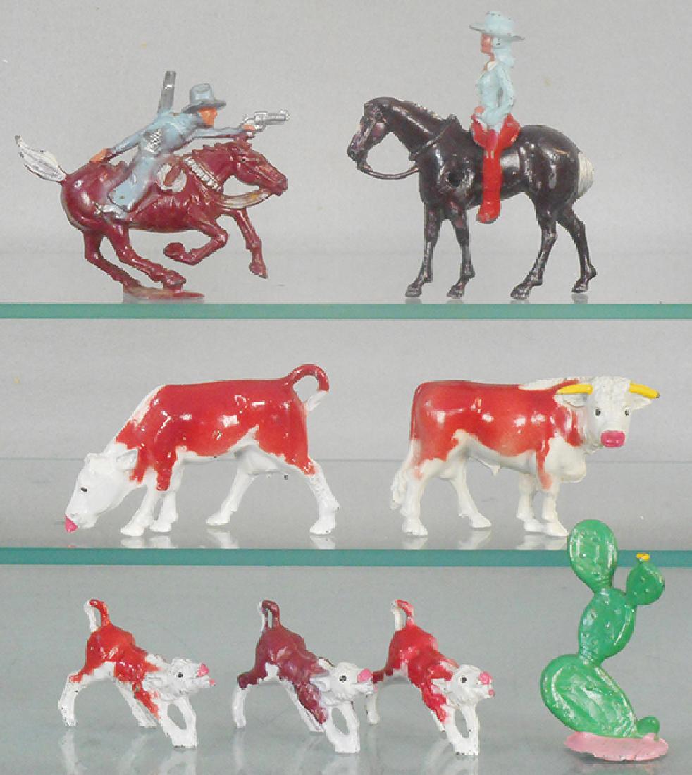 8 MANOIL DIMESTORE "MY RANCH" FIGURES (1 of 1)