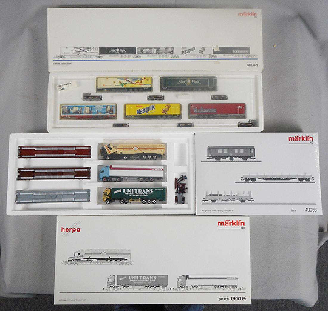 3 MARKLIN FREIGHT CAR SETS (1 of 1)