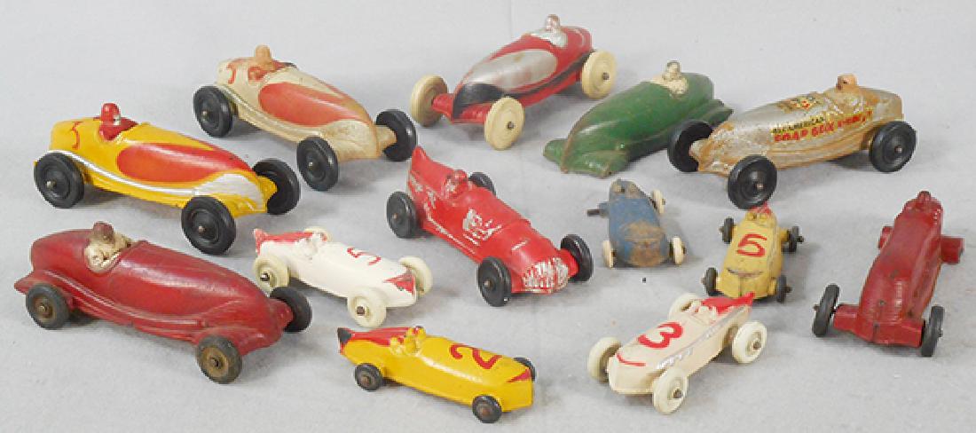 13 SUN & AUBURN RUBBER RACE CARS (1 of 1)