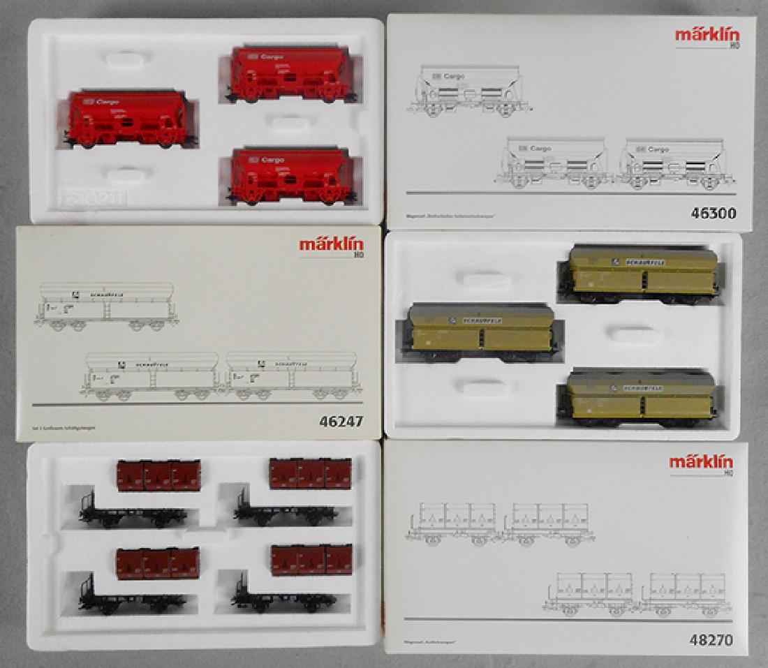 3 MARKLIN GERMAN FREIGHT CAR SETS (1 of 1)