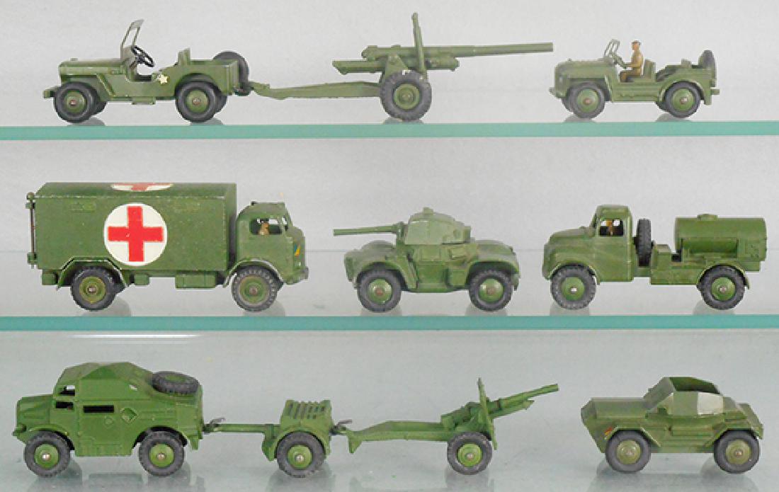 10 DINKY MILITARY VEHICLES (1 of 1)