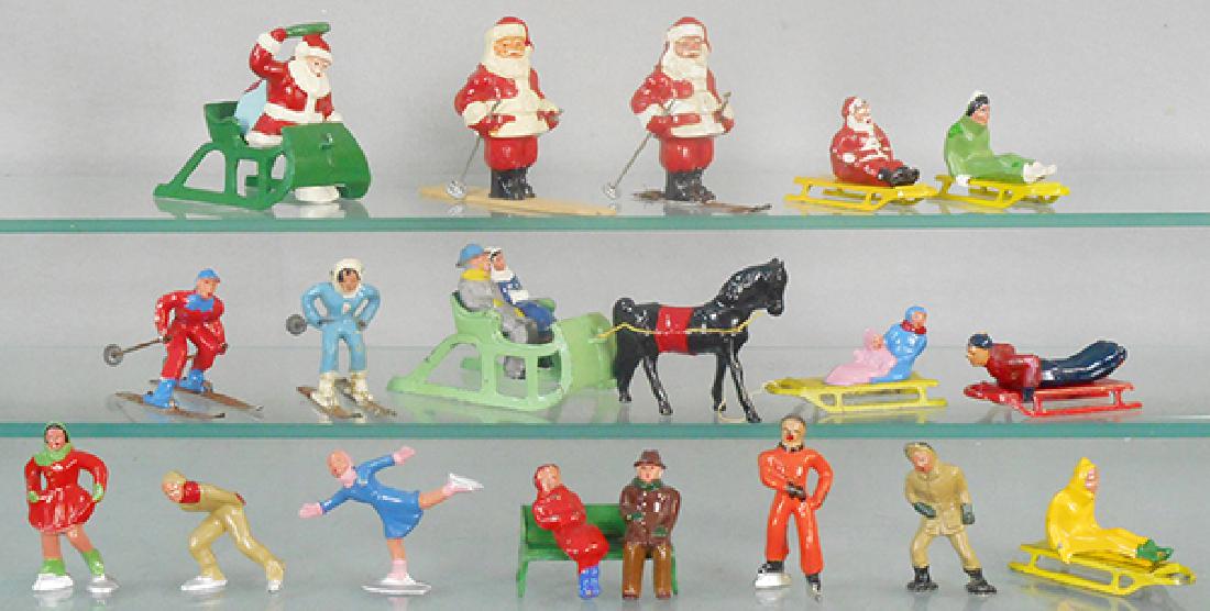 28 BARCLAY DIMESTORE WINTER FIGURES (1 of 1)