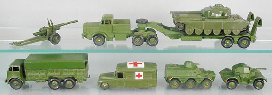 7 DINKY MILITARY VEHICLES (1 of 1)