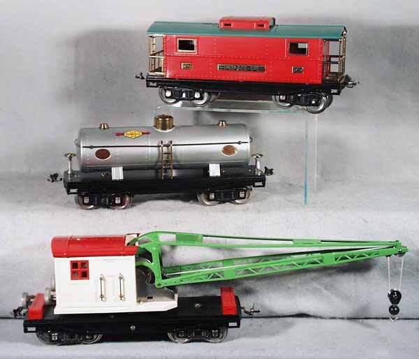 049A: 3 LIONEL FREIGHT CARS