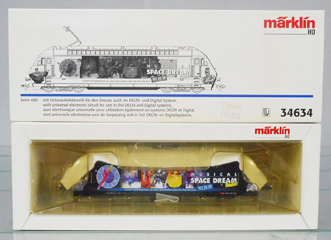 MARKLIN 34634 SPACE DREAM ELECTRIC LOCO: digital HO ga, orig box & insert, insert yellowed, C9-10.