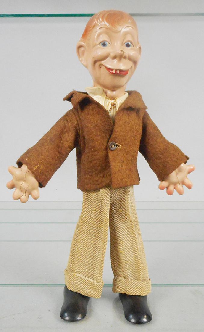 IDEAL MORTIMER SNERD FLEXY DOLL: dressed w/composition head & hands, minor cracks, 13 in tall, C7.