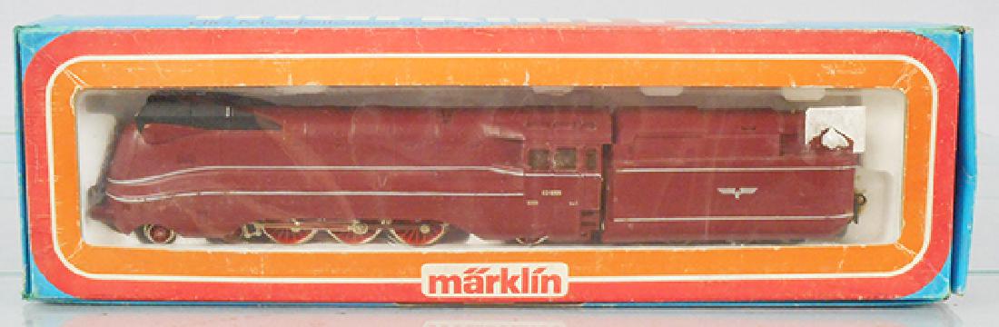 MARKLIN 3089 LOCO & TENDER: HO ga, orig box & insert minor wear, C8-9.