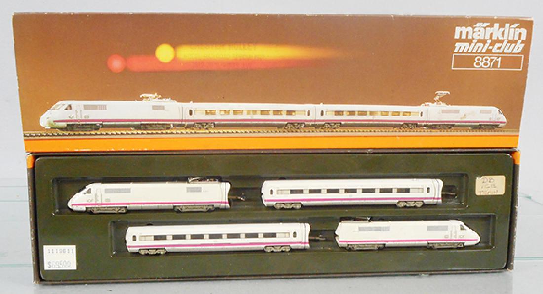 MARKLIN 8871 ICE TRAIN SET: Z ga, orig box & insert minor wear, C8.