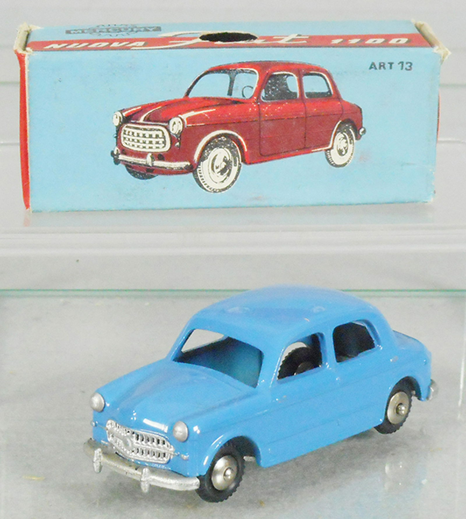 MERCURY 13 NUOVA FIAT 1100: blue, orig box minor wear, has old price sticker on end, C9.