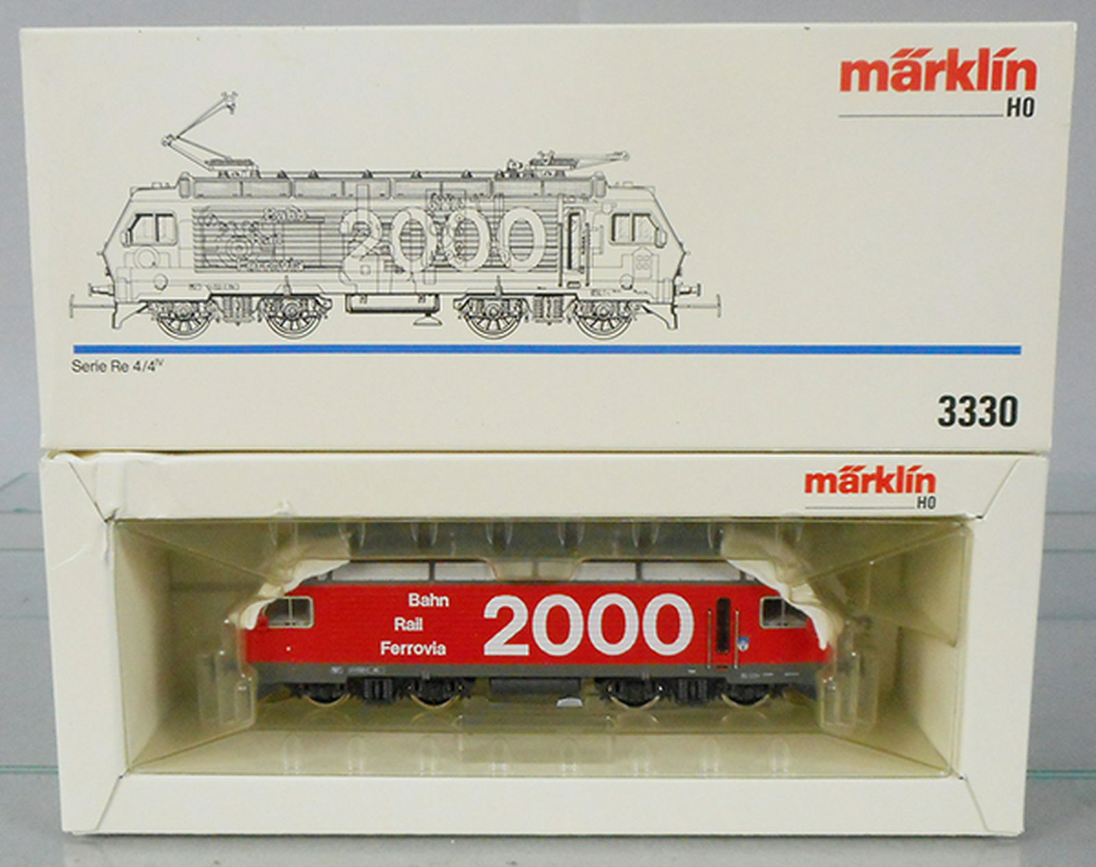 MARKLIN 3330 SWISS ELECTRIC LOCO: HO ga, digital ready, orig box & insert minor wear, C9.