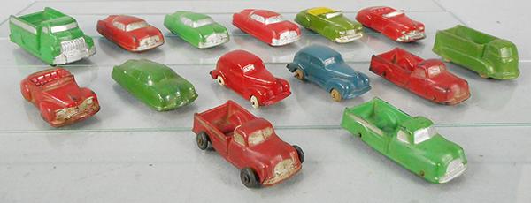 14 AUBURN RUBBER VEHICLES: 2 #AA11, 2 #AA12, AA13, AA14, 3 #AA14A, AT09, AT10, AT11, AT12, 2 have chips, C5-7.