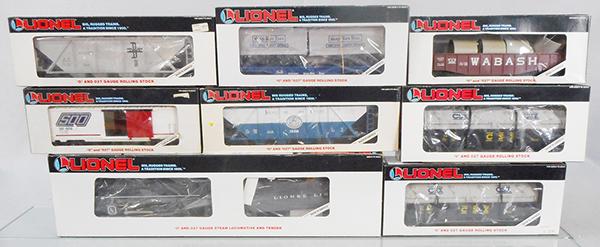 LIONEL TRAIN SET: O ga, 18611 loco & tender, w/freight cars 16342, 16407, 16309, 19210, 19310, 16342, 16307, orig boxes & inserts worn, C8-9.