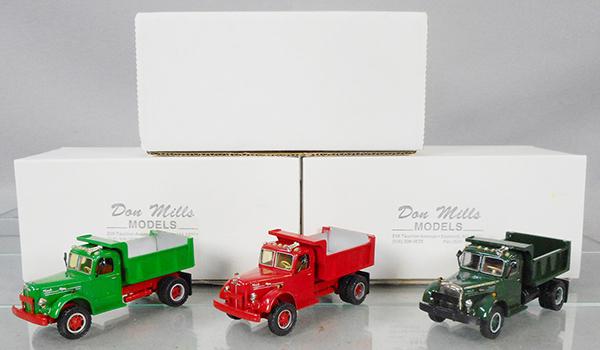 3 DON MILLS MODEL TRUCKS (1 of 1)