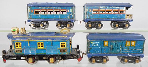 AMERICAN FLYER BLUEBIRD TRAIN SET (1 of 1)