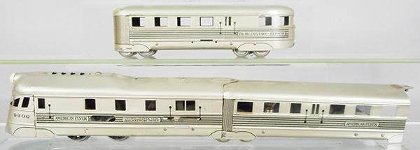 AMERICAN FLYER BURLINGTON ZEPHYR TRAIN SET (1 of 1)