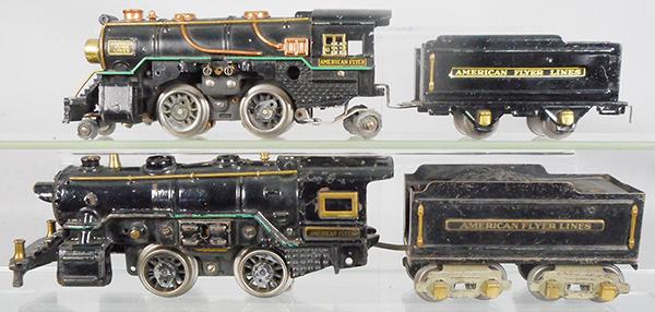 2 AMERICAN FLYER LOCOS & TENDERS (1 of 1)
