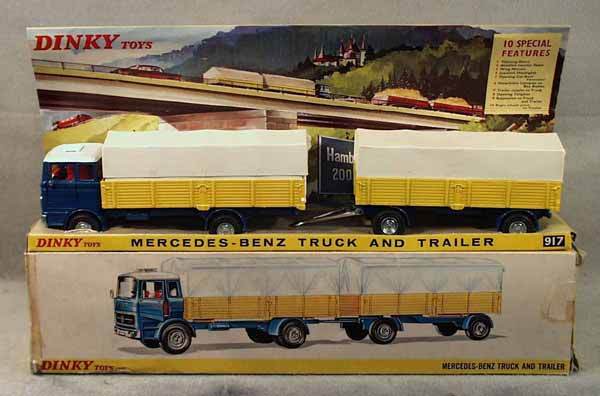 DINKY 917 MERCEDES-BENZ TRUCK & TRAILER