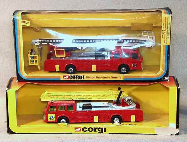 2 CORGI FIRE TRUCKS