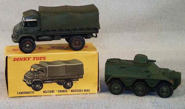 2 DINKY ARMY VEHICLES