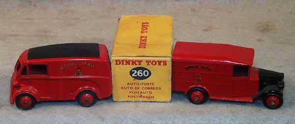 2 DINKY ROYAL MAIL VEHICLES