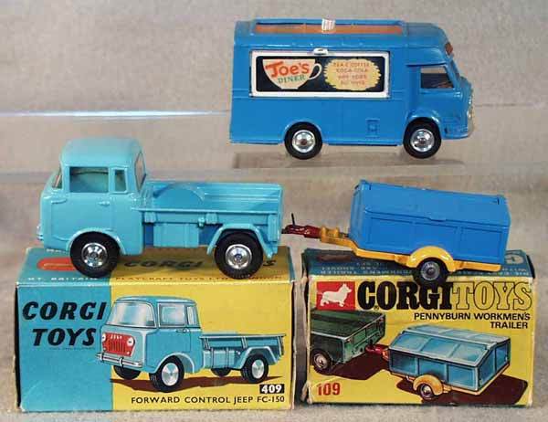 3 CORGI VEHICLES