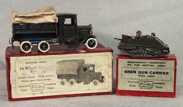 2 BRITAINS ARMY VEHICLES